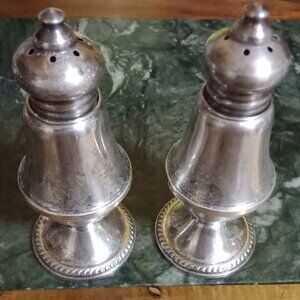 Sterling Silver Salt & Pepper Shakers